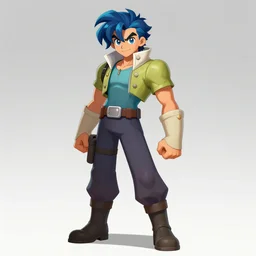 a character concept art by square soft , art gen, aquaxio , DeviantArt, art station hd