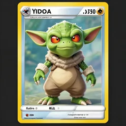 yoda pokemon card !n 6
