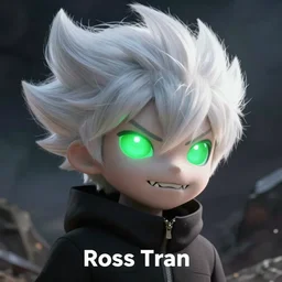 danny phantom white hair glowing green eyes sharp teeth pointed fangs cute detailed photorealistic fanart trending on tumblr, Ross Tran,