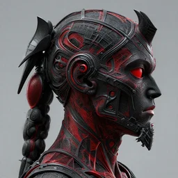 hyper realistic all i know, art by greg rutkowski, intricate, ultra detailed, photorealistic, black and red colors, trending on artstation, octane render, 4 k, 8 k