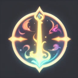 glowing mage spell icon, d & d, gloomhaven, matte painting rpg skill concept art, art nouveau, swirly vibrant color lines, fantastically gaudy, aesthetic octane render, 8 k hd resolution, by ilya kuvshinov and cushart krentz and gilleard james