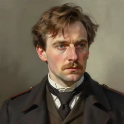 portrait of irish rebel michael collins, highly detailed, digital painting, concept art, sharp focus, by makoto shinkai