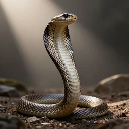 cobra Snake as Smooth and straight stick