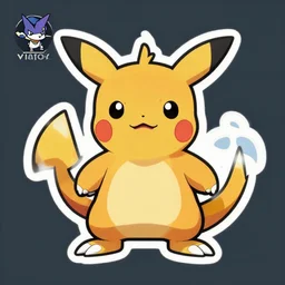 cute miss mascot la © viator la © viator gyarados pokemon sticker art, cronobreaker, beeple game icon