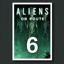 aliens on route 6 6, movieposter