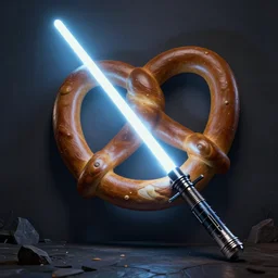 pretzel lightsaber
