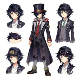 concept art for a new danganronpa headmaster