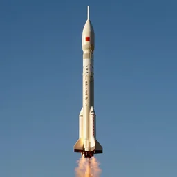 elon musk flies on top of a rocket