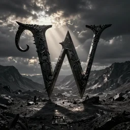 black metal band font, unreadable