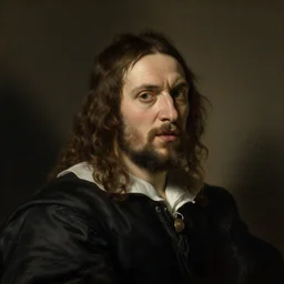 disgusting portrait, by rembrandt