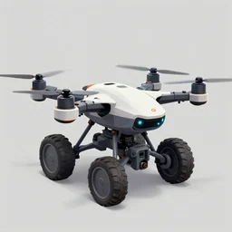 illustration of the wheeled worker drones from surviving mars video game in the style of petroushka directed by john wilson