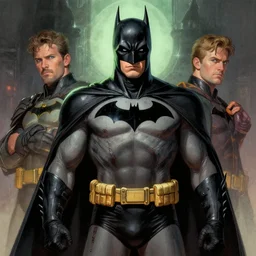a detailed mystical digital painting of batman, by james gurney, greg rutkowski, by scott robertson
