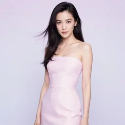 maggie cheung, goth, cute, pastel, smooth, feminine, extra sharp, fashionable, hd, motion blur, by roger dean, by yoshitaka amano