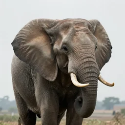 a full head photoshot, detailed photograph of a dreaming elephant in a distance landscape, photorealism ultradetailed digital art, irina french, heraldo ortega, mandy jurgens, golden ratio, art canvas, award winning, masterpiece trending on artstation 8 k 1 5 0 mpx, hasselblade wide shot
