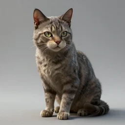 unreal engine, photorealistic cat inspired by Giger