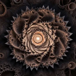 fractals illustrated by moebius