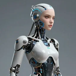 a extremely detailed digital painting of a highly complex humanoid android woman with intricate exposed cybernetic modifications, art by ilya kuvshinov, trending on cgsociety, computer art, ilya kuvshinov, artstation hd, artstation hq, photo realistic, hyperrealism, soft light, cinematography photo, ray tracing, unreal engine 5