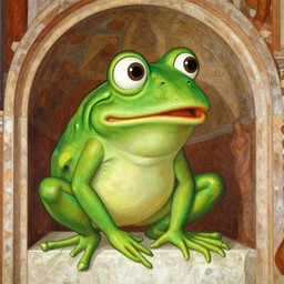 pepe the frog in the sistine chapel fresco