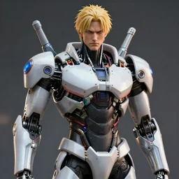 Realistic photograph of Genos cyborg David Yarrow!