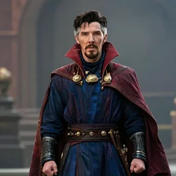 film still of Joseph Gordon Levitt as doctor strange in new avengers film, 4k