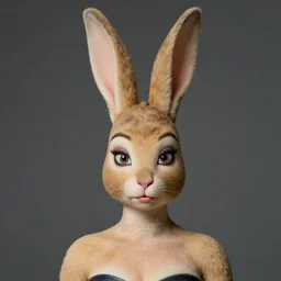 dslr photography of jessica rabbit as a real person, head and shoulders photography, cinematic, studio portrait