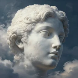 face in the clouds, face made out of clouds, fantasy, dramatic, intricate, elegant, highly detailed, digital painting, artstation, concept art, smooth, sharp focus, illustration, art by gustave dore, octane render