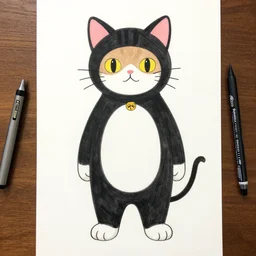 kazuo koike wearing a cat costume tombow prismacolor artwork greg staples dug stanat christophe young eytan zana rumiko takahashi