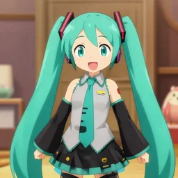 Stills of Hatsune Miku in the Owl House (2021)