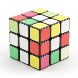 a rubik's cube made of humans