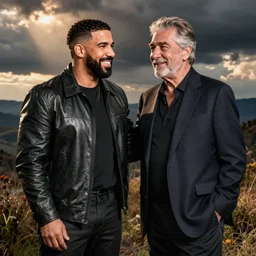 drake meeting morgan freeman