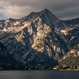 lakeside mountains, by giuseppe arcimboldo