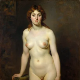 painting of Eve 1905, highly detailed