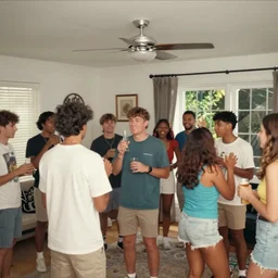 color video footage of the home party at macdonald, 2 0 0 0's
