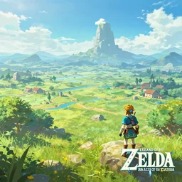 reunion island landscape, in the style of ( ( ( the legend of zelda breath of the wild ) ) ), reunion island, reunion island, reunion island, trending on artstation