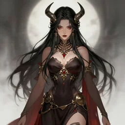 goddess of the underworld, highly detailed, artgerm, cushart krenz, zeronis, trending on artstation, soft light, sharp edges, illustration, character design, concept art