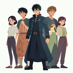 kelsier, mistborn. clean cel shaded vector art. shutterstock. behance hd by lois van baarle, artgerm, helen huang, by makoto shinkai and ilya kuvshinov, rossdraws, illustration, art by ilya kuvshinov