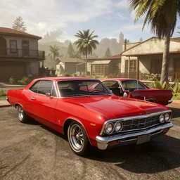 4 door 1 9 6 7 chevrolet impala in red dead redemption 2