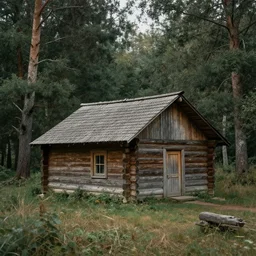 [ a log cabin in the forest ] [ van gogh ] [ muted ]