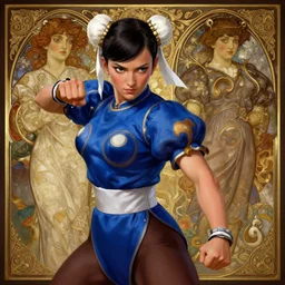 Chun li working out, Mark Edward Fischbach, intricate, highly detailed, digital painting, artstation, concept art, smooth, sharp focus, illustration, Unreal Engine 5, 8K, art by artgerm and greg rutkowski and alphonse mucha