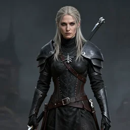 black, female geralt of rivia