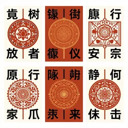 graphic design posters, asian design and heritage, modern, bold typography