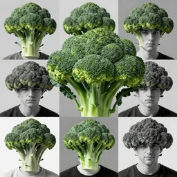 famous people broccoli hair black and white photos, photography, unreal engine, trending on artstation, photorealistic, octane, hyper detailed, trending on deviantart,