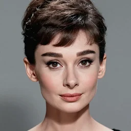 portrait of a beautiful 20-year-old Audrey Hepburn by Mario Testino,  headshot, hairstyle, detailed, award winning, Sony a7R