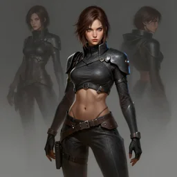 cindy aurum ff 1 5, character concept art, sharp, digital matte painting, art by artgerm, greg rutkowski, wlop, dramatic lighting, trending on artstation