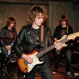 ziggy played guitar jamming good with weird and gilly and the spiders from mars he played it left hand but made it too far became the special man then we were ziggy's band, inspired by jakub javora