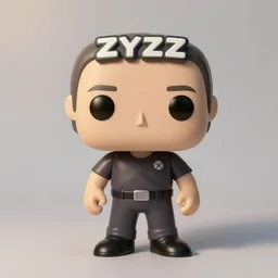 A funko pop figure of ZYZZ, soft shadows, soft light, trending on ArtStation