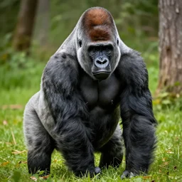 gorilla, amoled wallpaper