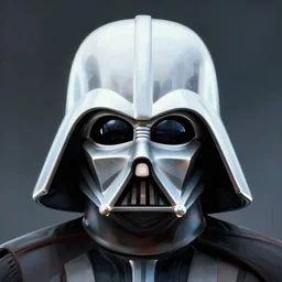 symmetrical - face!! portrait shot of white darth vader in cyberpunk 2 0 7 7, realistic, professionally, professionally color graded, intricate, elegant, highly detailed, centered, digital painting, artstation, concept art, smooth, sharp focus, illustration, artgerm, tomasz alen kopera, peter mohrbacher, donato giancola, joseph christian leyendecker, wlop, boris vallejo