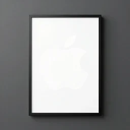 minimalist ad poster by apple