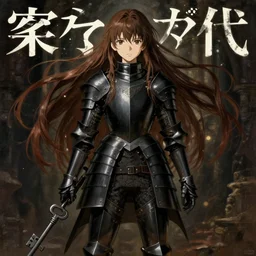 baroque oil painting japanese light novel cover illustration lotr anime key visual full body action shot | young girl black military crusader armour with long flowing brown hair | symmetrical perfect face quiet gaze | gapmoe kuudere moody lighting stunning bokeh highlights sharp contrast | trending pixiv fanbox | by greg rutkowski makoto shinkai takashi takeuchi studio ghibli